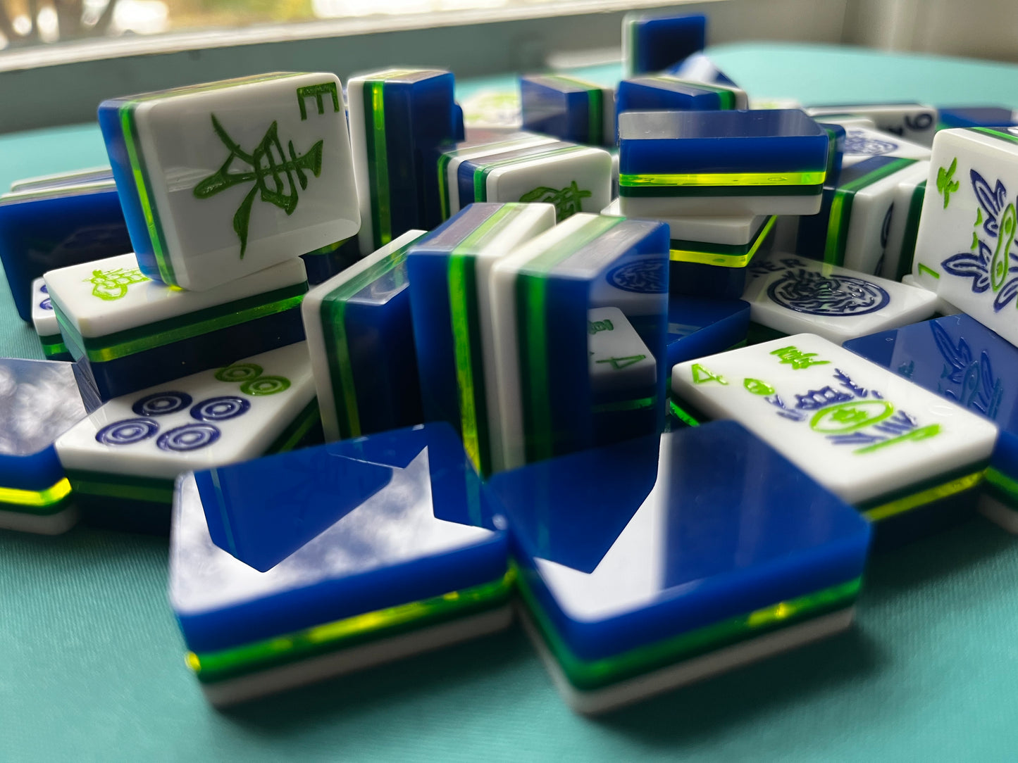 Emerald American Mahjong Tiles